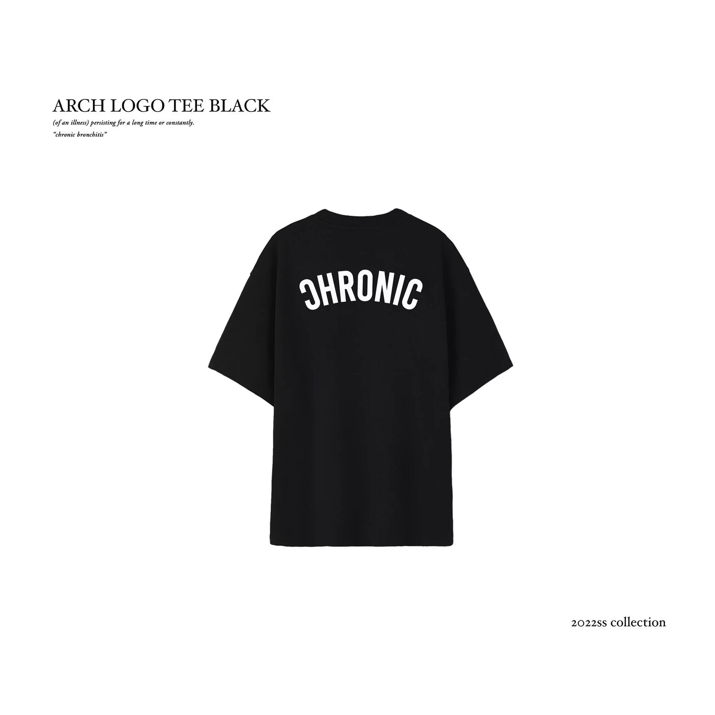 ARCH LOGO TEE BLACK