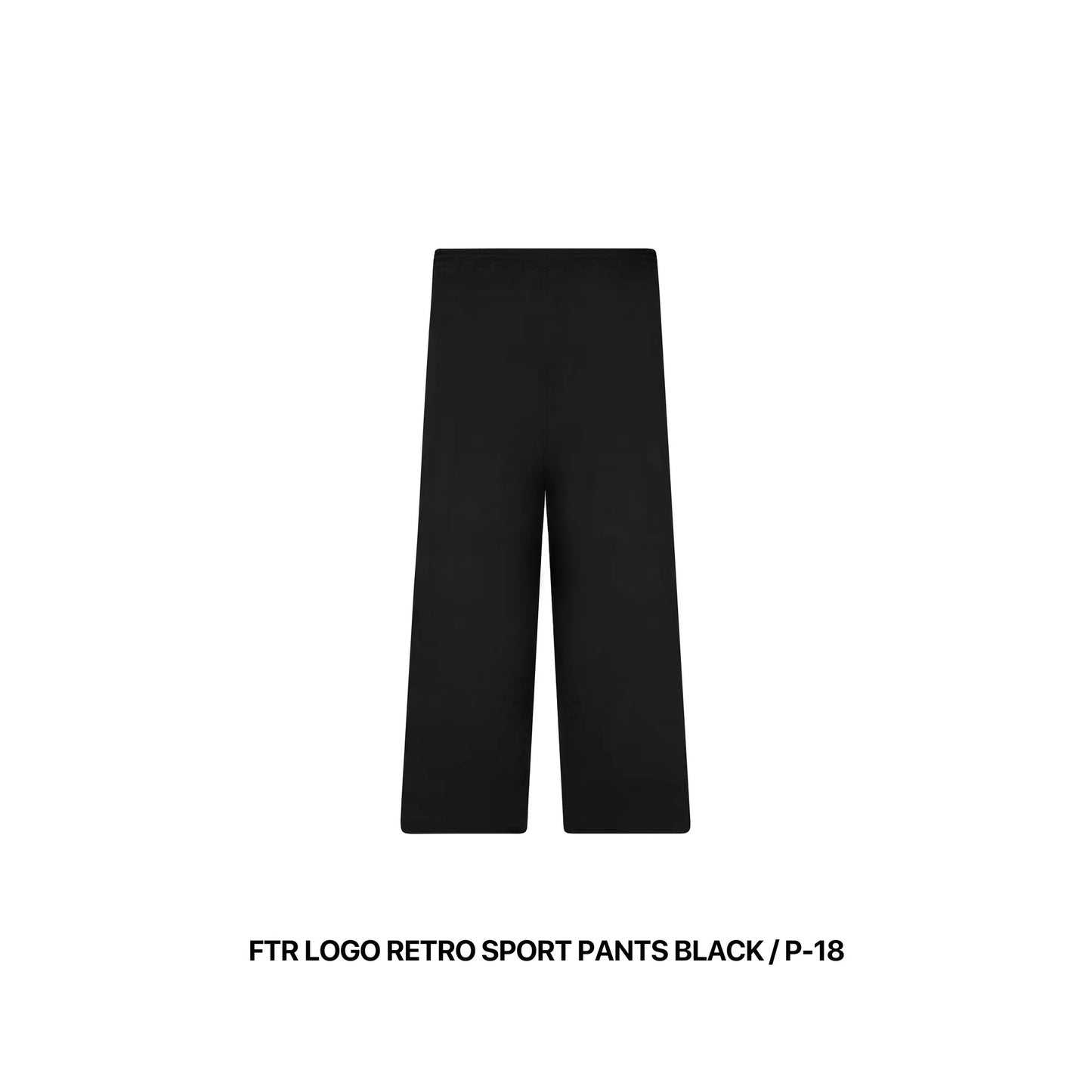 FTR LOGO RETRO SPORT PANTS BLACK / P-18