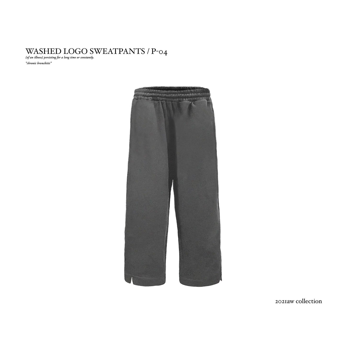 WASHED LOGO SWEATPANTS
