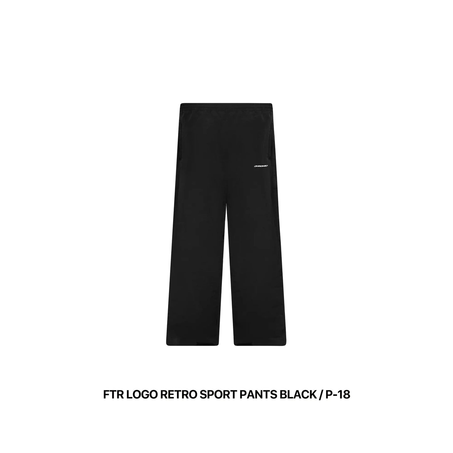 FTR LOGO RETRO SPORT PANTS BLACK / P-18